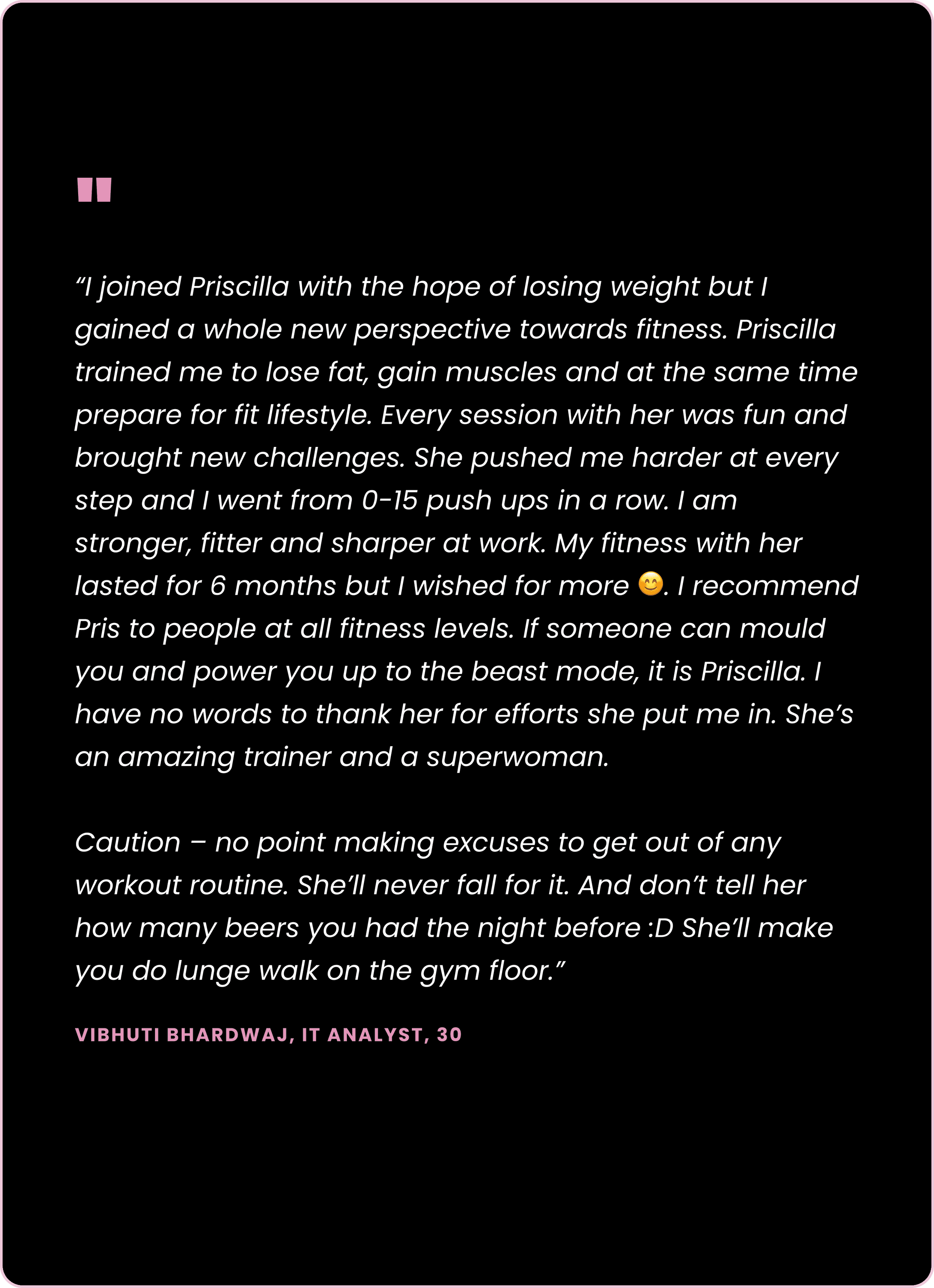 Vibhuti's MSFIT story